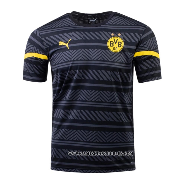 Camiseta Pre Partido del Borussia Dortmund 2022 Negro